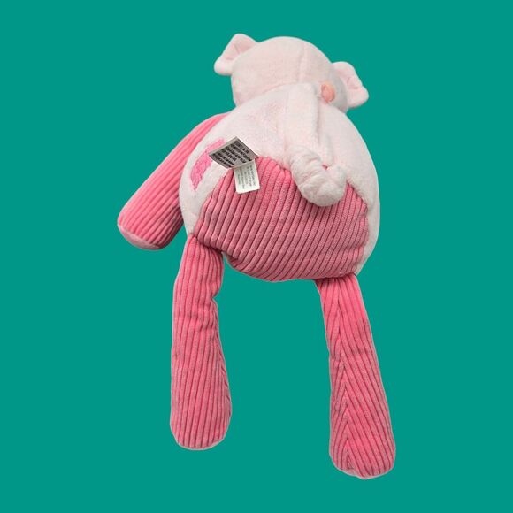 2010 Scentsy Buddy Pink Penny The Pig Empty Pouch Ribbed Corduroy Stuffed Plush - Picture 6 of 15
